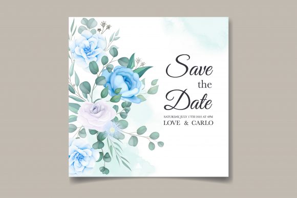 Download Vintage Wedding Invitation Floral Design - Design Collection