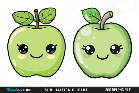 Download Watercolor Cute Apple Clipart PNG Design - Design Collection