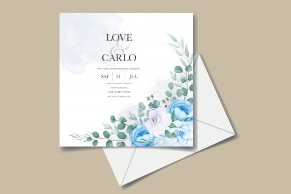 Download Vintage Wedding Invitation Floral Design - Design Collection