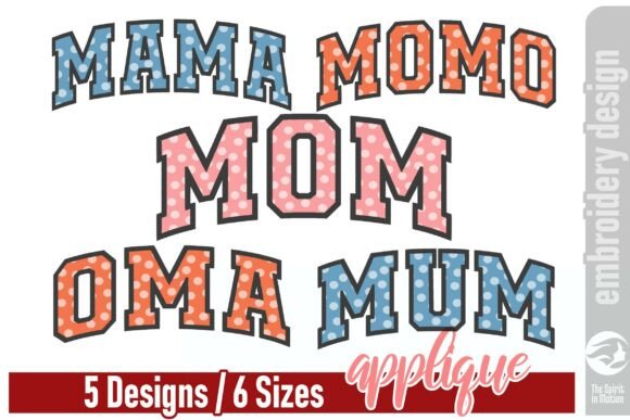 Download Mother's Day Applique Design Bundle - V1 - Design Collection