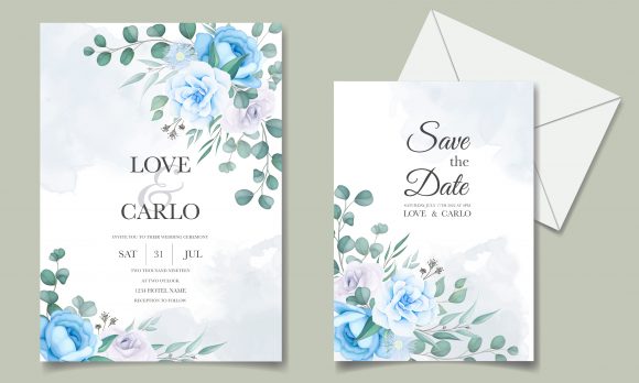 Download Vintage Wedding Invitation Floral Design - Design Collection