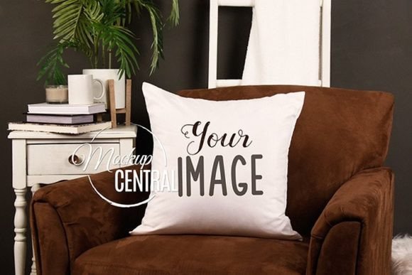 Download Home Living Room Chair Mockup Pillow - Home living Collection