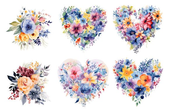Download Watercolor Rose Vector Design Set - Design Collection