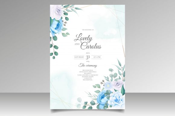 Download Vintage Wedding Invitation Floral Design - Design Collection