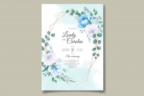 Download Vintage Wedding Invitation Floral Design - Design Collection