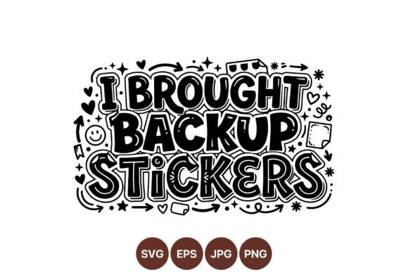 Download Funny Backup Sticker Design - Design Collection
