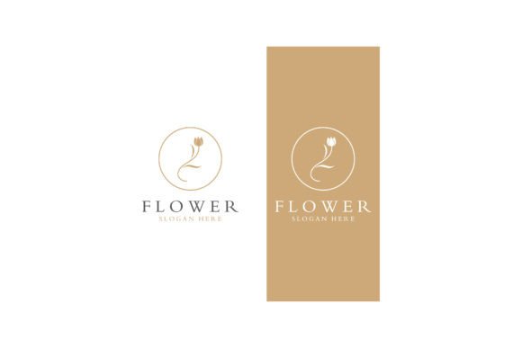 Download Beautiful Flower Logo Design with Modern - Design Collection