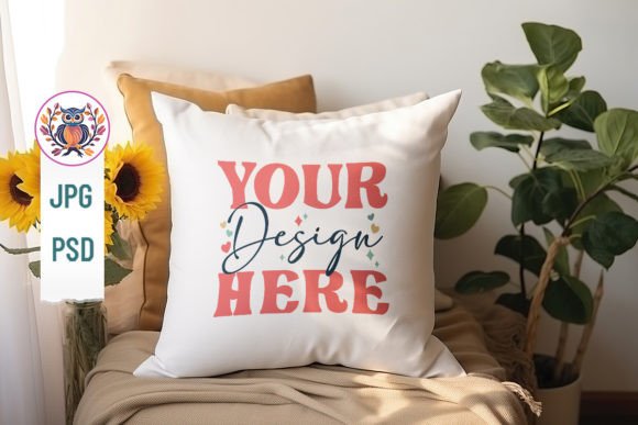 Download Home Living Room Pillow Mockup - Home living Collection