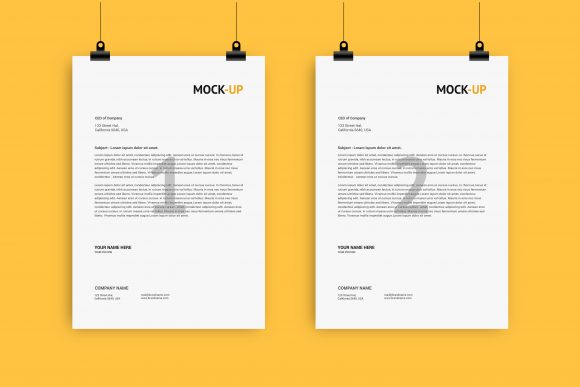 Download A4 Pages Mockup Design-12 - Design Collection