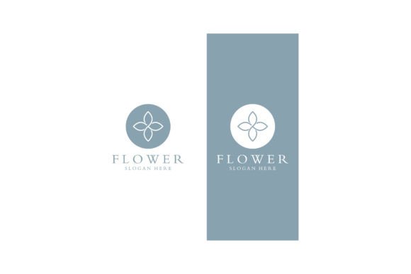 Download Beautiful Flower Logo Design with Modern - Design Collection
