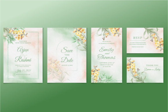 Download Elegant Wedding Invitation Floral Design - Design Collection