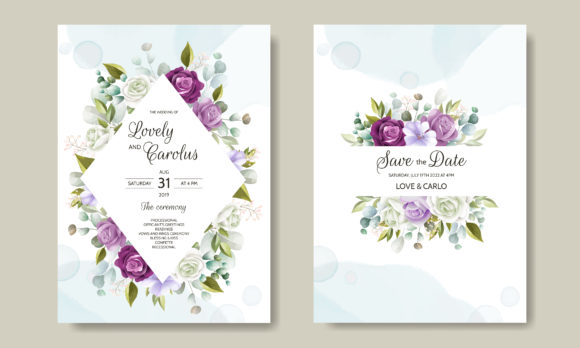 Download Wedding Invitation Floral Design - Design Collection