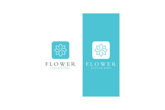 Download Beautiful Flower Logo Design with Modern - Design Collection