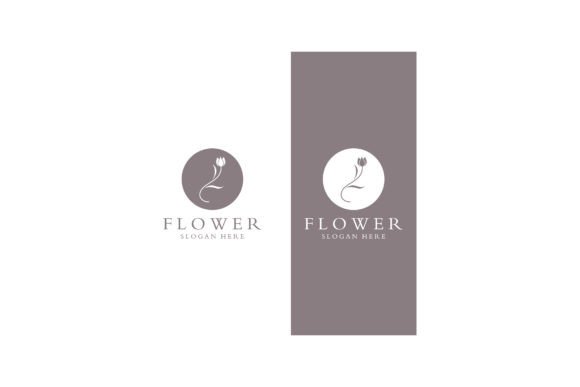 Download Beautiful Flower Logo Design with Modern - Design Collection