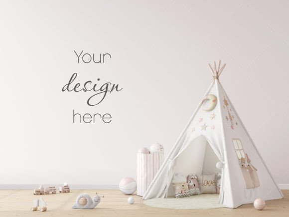 Download Kids Room Interior Background Mockup JPG - Background mockup Collection