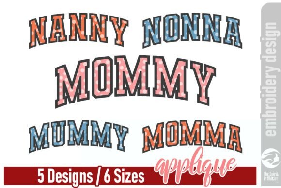 Download Mother's Day Applique Design Bundle - V3 - Design Collection