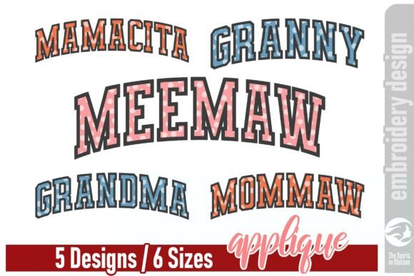 Download Mother's Day Applique Design Bundle - V5 - Design Collection