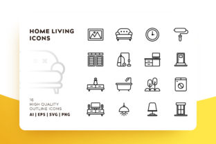 Download Home Living Icon Pack - Home living Collection